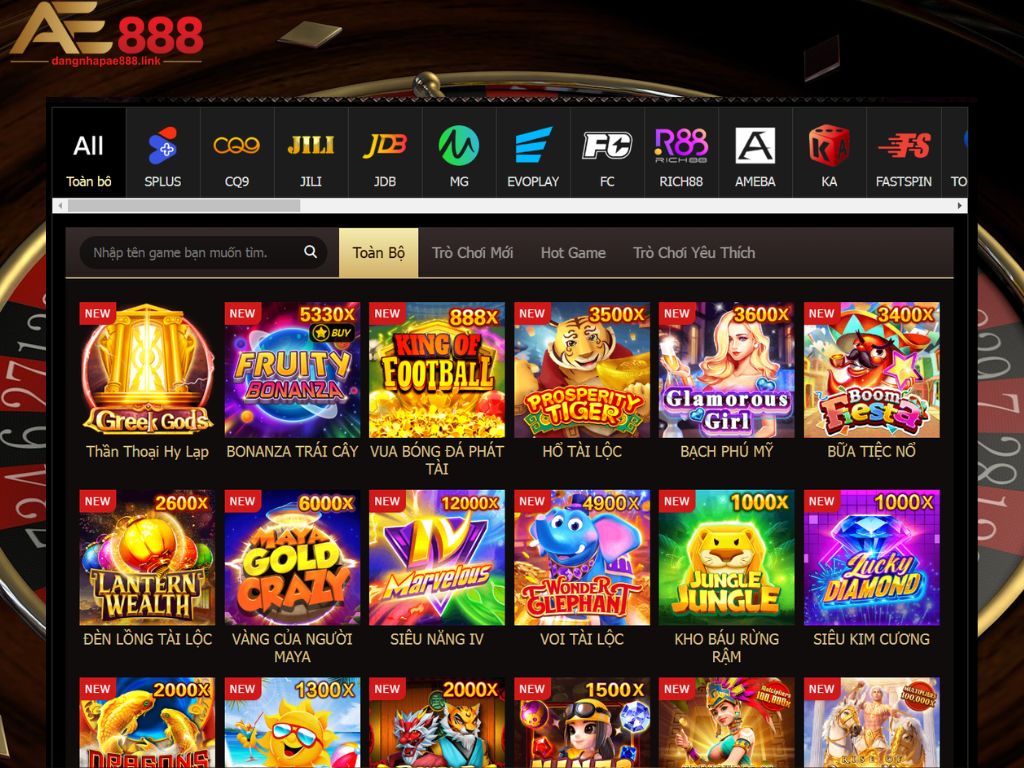 AE888 đa dạng game giải trí