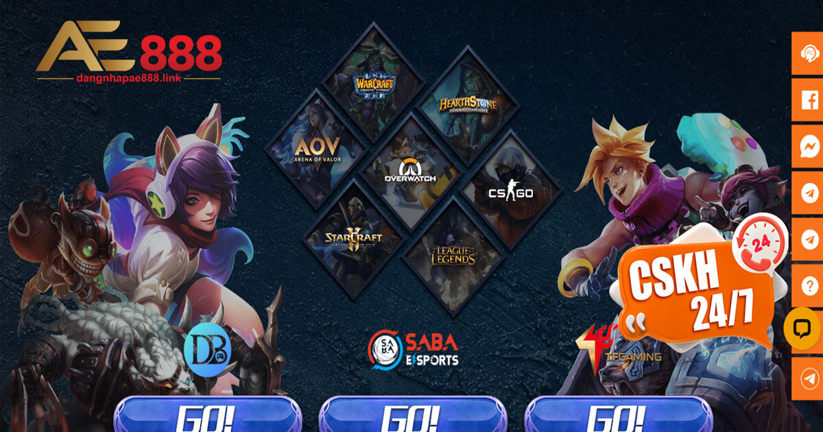 Danh mục game cược E-Sport AE888 hấp dẫn