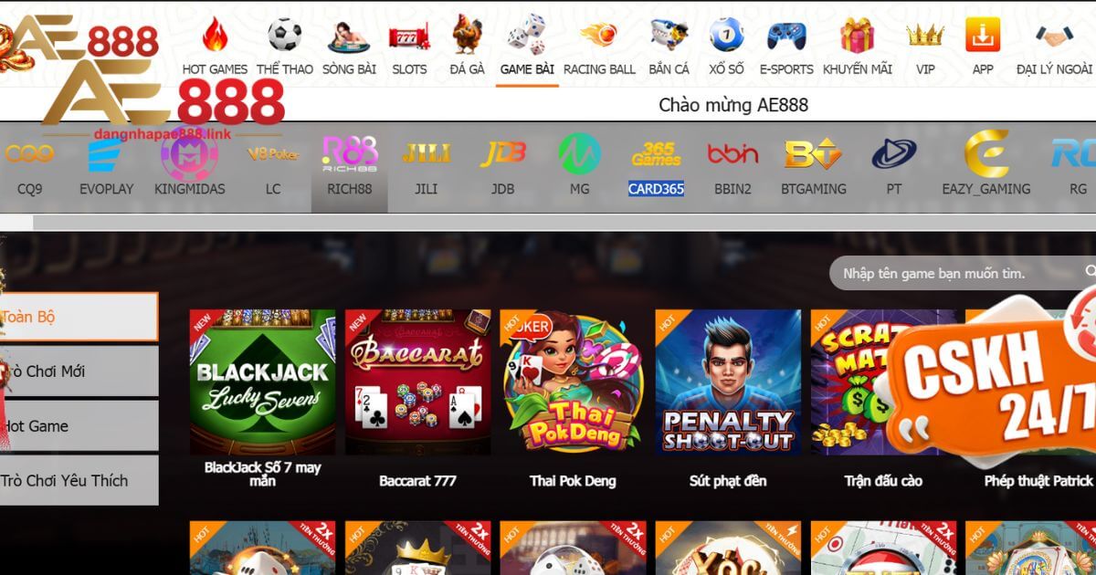 Khác biệt giữa Game Bài AE888 với Sòng Bài AE888