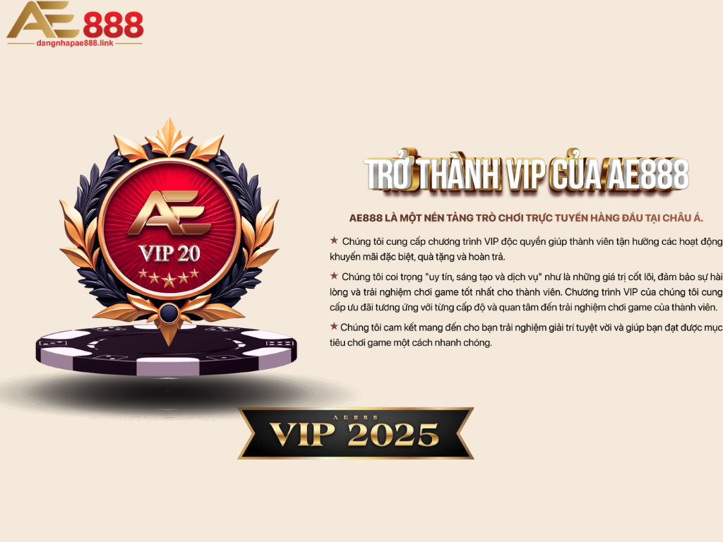 Hệ thống VIP tại AE888